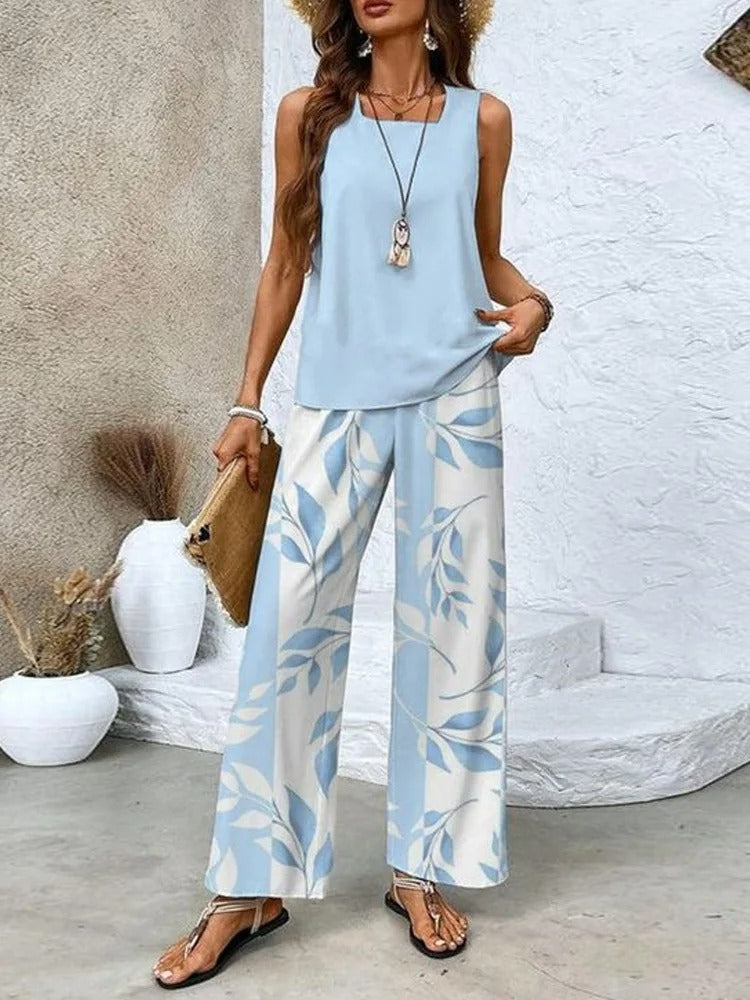 ENSEMBLE D'ÉTÉ SANS MANCHES POUR FEMME