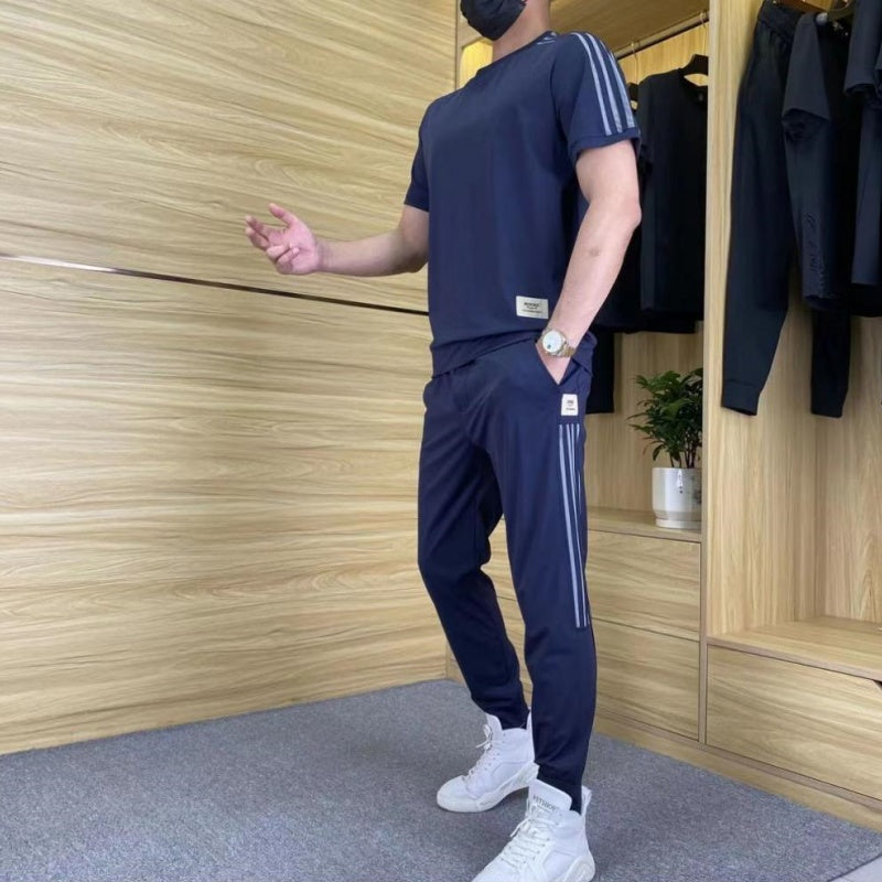 COMPLET HOMME EN MATÉRIAU DE LUXE AVEC ÉLASTIQUE