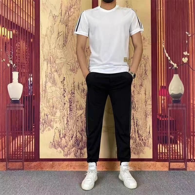 COMPLET HOMME EN MATÉRIAU DE LUXE AVEC ÉLASTIQUE