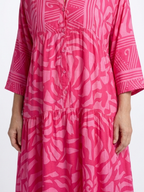 Robe Midi à Boutons Marielle
