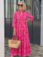 Robe Midi à Boutons Marielle